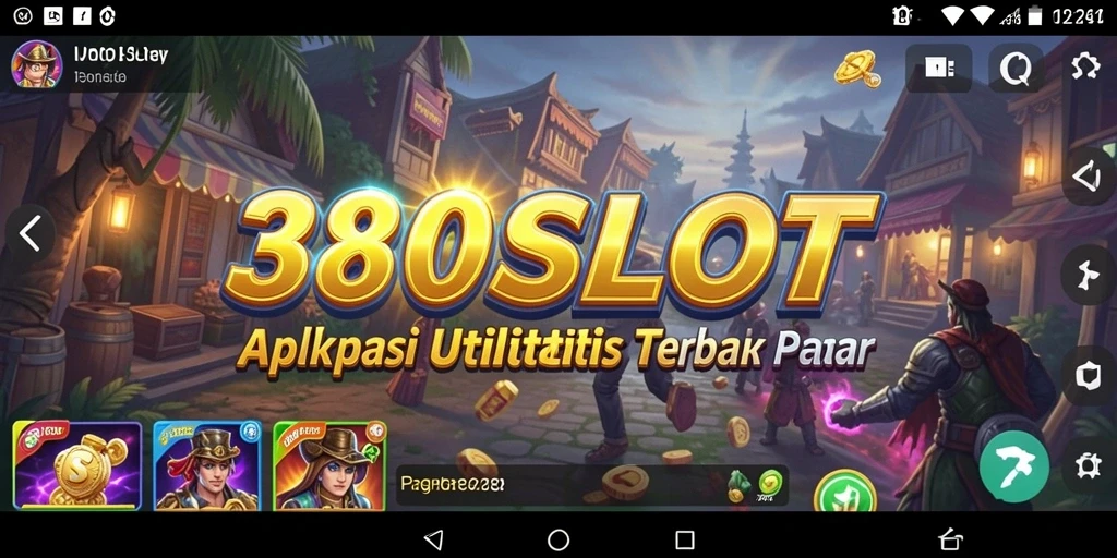 Tampilan antarmuka pengguna 380SLOT yang intuitif dan menarik.