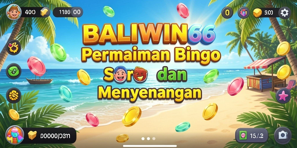 Screenshot BALIWIN66 menampilkan pemain yang sedang menikmati permainan Bingo.