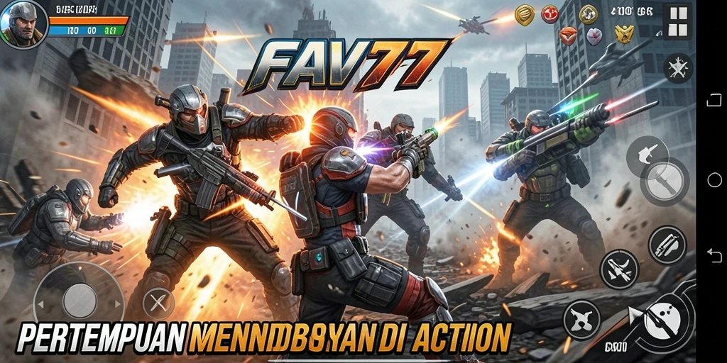 Tampilan screenshot gameplay FAV77 yang penuh aksi.