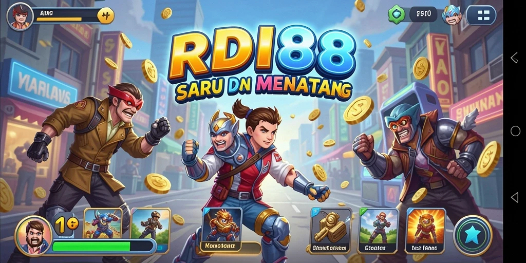 Tampilan dinamis gameplay RDI88 yang penuh tantangan.
