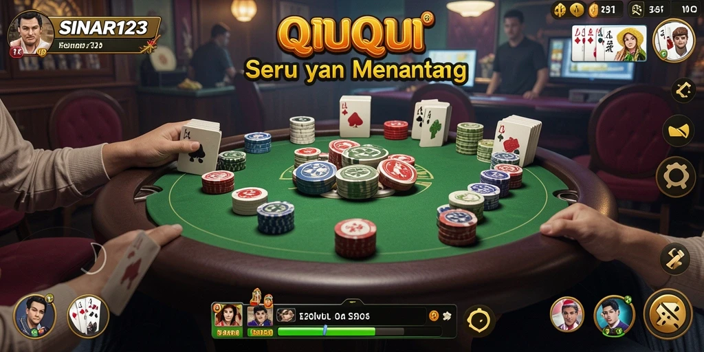 Screenshot gameplay QiuQiu di SINAR123 yang seru.