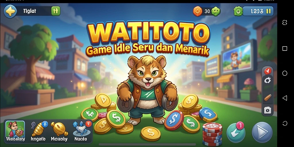 Tampilan gameplay WATITOTO yang memukau dan interaktif.