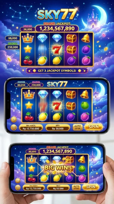 Pengguna puas dengan kualitas aplikasi sky77.
